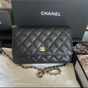 ❤️SOLD❤️Chanel brand new black crossbody woc